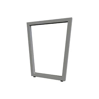 Опора для стола V-образная Лиссабон-ТC, l.595, h.720, отделка сталь нержавеющая