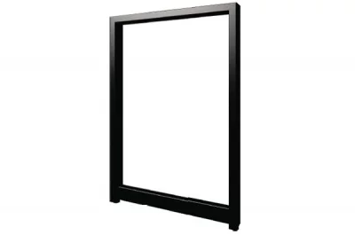 Опора для стола Сидней, h.870, отделка черный бархат (матовый)