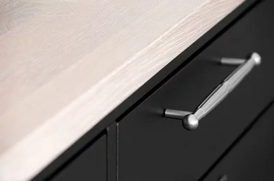 Ручка-скоба 160мм, отделка бронза античная темная