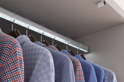 Профиль-штанга 1930 для LED подсветки, L=2000 мм, отделка алюминий