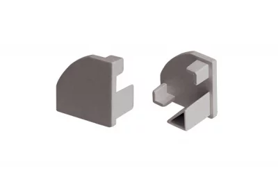 Заглушка глухая для профиля 1919F, цвет серый