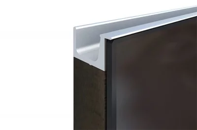 Профиль-ручка под пропил, L=5000мм, отделка алюминий