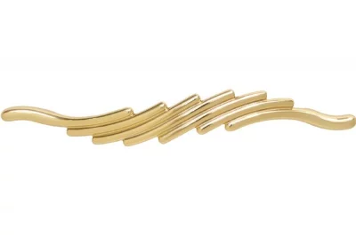 Ручка-скоба 160мм, отделка золото