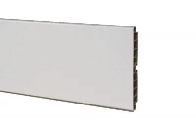 180/805 Цоколь ПВХ Н.120, L=4000, под шлифованный алюминий