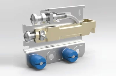 Подвеска полок на бобышках под крышечку, левая