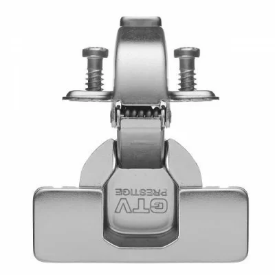 Петля GTV ZM-НСKT 90 градусов угловая самозакрывающаяся с планкой для фальшпанелей с евро: ZM-HCKT90-ZE-S