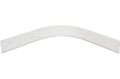 14 Закругление универсальное для цоколя ПВХ Н.100, ясень структурный