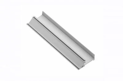 GTV: Алюминиевый профиль GLAX торцевой, односторонний (с отверстием под кромку), цвет серебро, для ДСП 16мм (цена за 3 метра) PA-GLAXNBJW3M16-AL