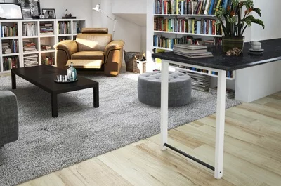 Опора для стола Ливерпуль, h.820, отделка белый бархат (матовый)+черный