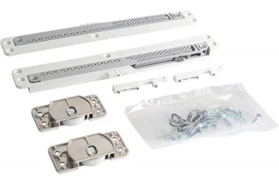 Комплект фурнитуры для 1 фасада до 60 кг (глухой/вкладной) с доводчиками Комплект фурнитуры для 1 фасада до 60 кг (глухой/вкладной) с доводчиками