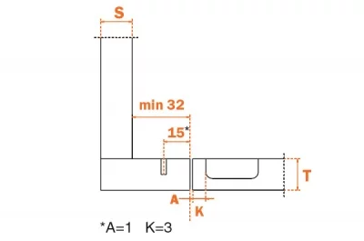 Петля терминальная короткая с доводчиком