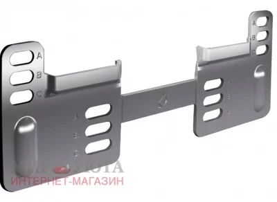 LIBRA WP2 Планка для навесов с вертикальной регулировкой, сталь: 6 34500 20 ZN