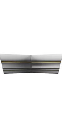 Накладка на ФВ фигурный внутренний угол 90, коллекция Классика 2А Накладка на ФВ фигурный внутренний угол 90, коллекция Классика 2А