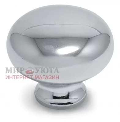 Ручка-кнопка D32мм хром: GP1604