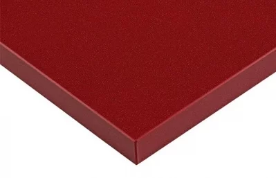 Плита МДФ LUXE Burdeos Pearl Effect (бордо металлик глянец) 18 мм