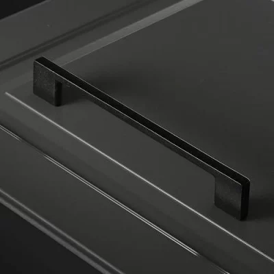 GTV: Ручка мебельная UZ 819 C=96, античная серебро UZ-819096-07