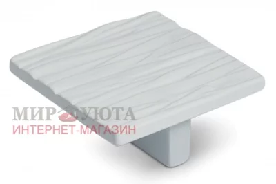 Ручка-кнопка 32мм белый матовый: 2041C.32.71