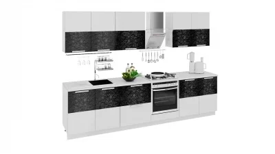 Кухонный гарнитур длиной - 300 см (со шкафом НБ)