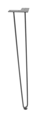 GTV: Ножка NM-ARTO-10-2R711 черный матовый, 2 прутка, D-10 мм, H-711: NM-ARTO-10-2R711-20M