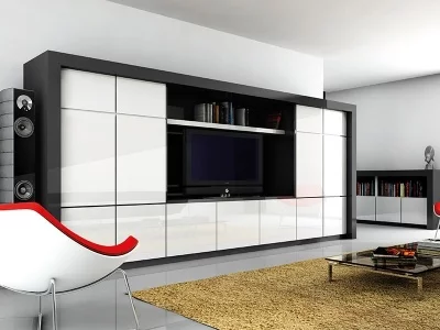 Фасад мебельный МДФ ALVIC глянцевый белый (Blanco)