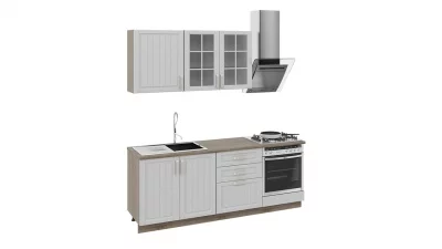 Кухонный гарнитур длиной - 210 см (со шкафом НБ)