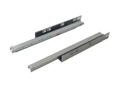 Комплект направляющих Soft-Close скрытого монтажа Firmax 3D Control L=500мм, полного выдвижения, для ЛДСП 16мм , 3д регулировка