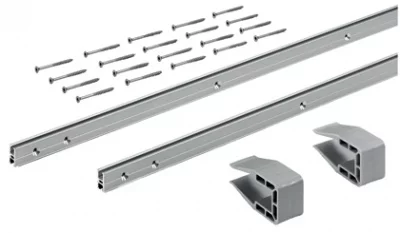 Hettich: 9209165: SlideLine M Комплект профилей: 2 профиля, Profile height мм16 мм