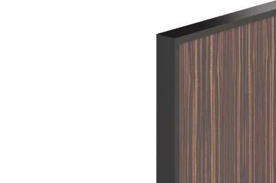 Профиль кромочный под пропил для 18мм, L=3000мм, отделка бронза