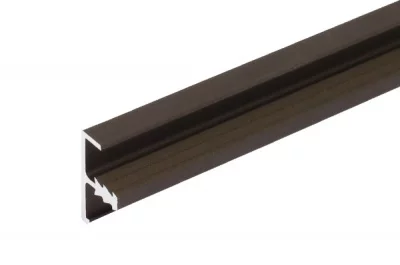 Профиль кромочный под пропил для 17,3мм, L=3000мм, отделка бронза