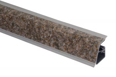 132.Бортик овальный L=4000, искра оро серая