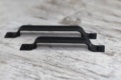 Ручка-скоба 160мм, отделка черный матовый