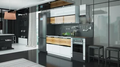 Кухонный гарнитур длиной - 210 см