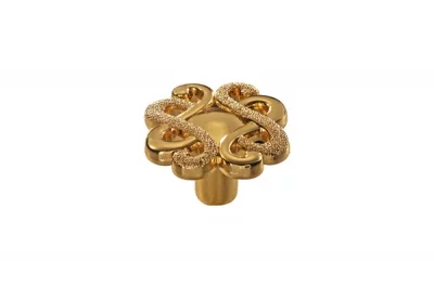 Ручка-кнопка, отделка золото императорское