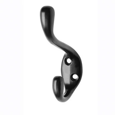 GTV: Мебельный крючок MALAGA L, черный WA-MALAG-A0-20