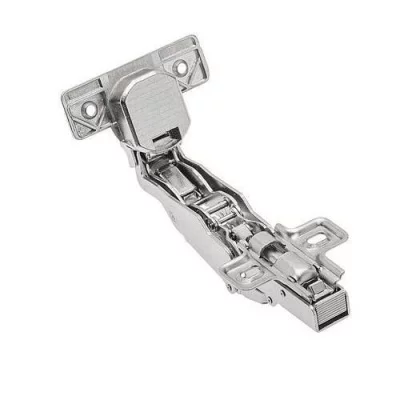 Петля GTV ZM-НСKT 165 грградусов угловая самозакрывающаяся с планкой: ZM-HCKT165BE-S