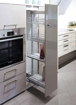 Kessebohmer: Диспенса поворотная, высота 1200-1400 мм, для фасадов шириной 450 мм