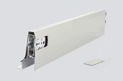 Боковина для ящика H.90 L=350, правая, отделка белая