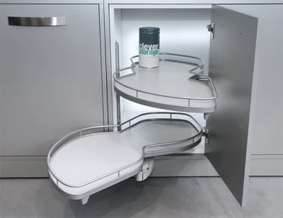 Kessebohmer: «ЛеМанс» отделка ТИТАН, левый, с доводчиками, для ширины фасадов 450 Kessebohmer: «ЛеМанс» отделка ТИТАН, левый, с доводчиками, для ширины фасадов 450