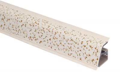 131.Бортик овальный L=4000, искра оро бежевая