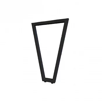 Опора для стола V-образная Лиссабон-Т, l.550, h.870, отделка черный бархат (матовый) Опора для стола V-образная Лиссабон-Т, l.550, h.870, отделка черный бархат (матовый)