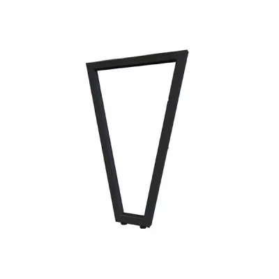 Опора для стола V-образная Лиссабон-Т, l.550, h.870, отделка черный бархат (матовый)