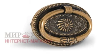 Ручка-капля 65мм бронза состаренная: M1217B00OV