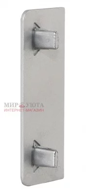 GOLINE Заглушка для профиля 545A алюминий матовый: GL.6201.545A.7F