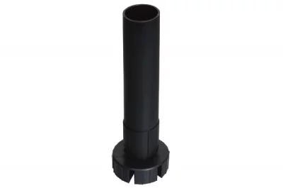 Ножка под цоколь H.150 (145-175) разборная, черная