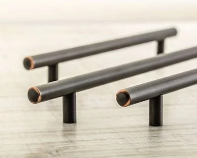 GTV: Ручка рейлинговая L160/220мм, старинная медь RS-220160-14