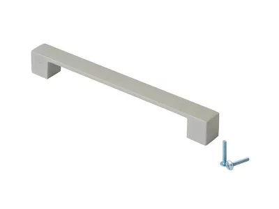 Ручка-скоба 192мм FIRMAX, металл, хром жемчуг