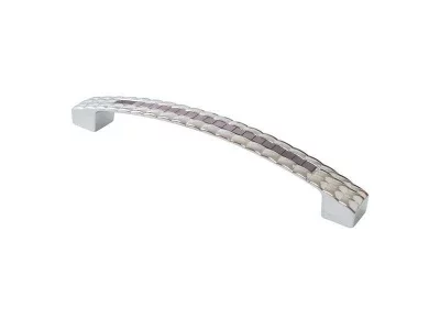 Ручка скоба со вставкой Mico 691, 128 мм, 19 антрацит