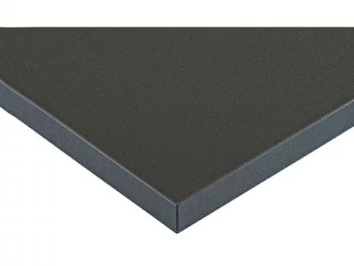 Фасад мебельный МДФ ALVIC глянцевый антрацит металлик (Antracita Pearl Effect)