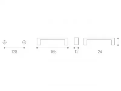 Nomet: Ручка металлическая модерн - C-4394.G2