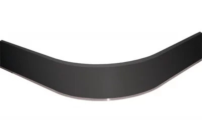 0421 Закругление для цоколя ПВХ Н.120, чёрный